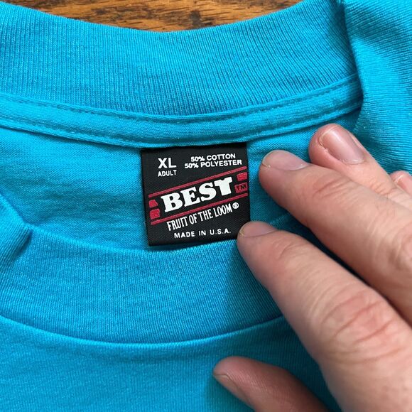 Vintage Fruit of the Loom Best T-shirt XL Richmond Girls Softball Championship - Picture 4 of 5